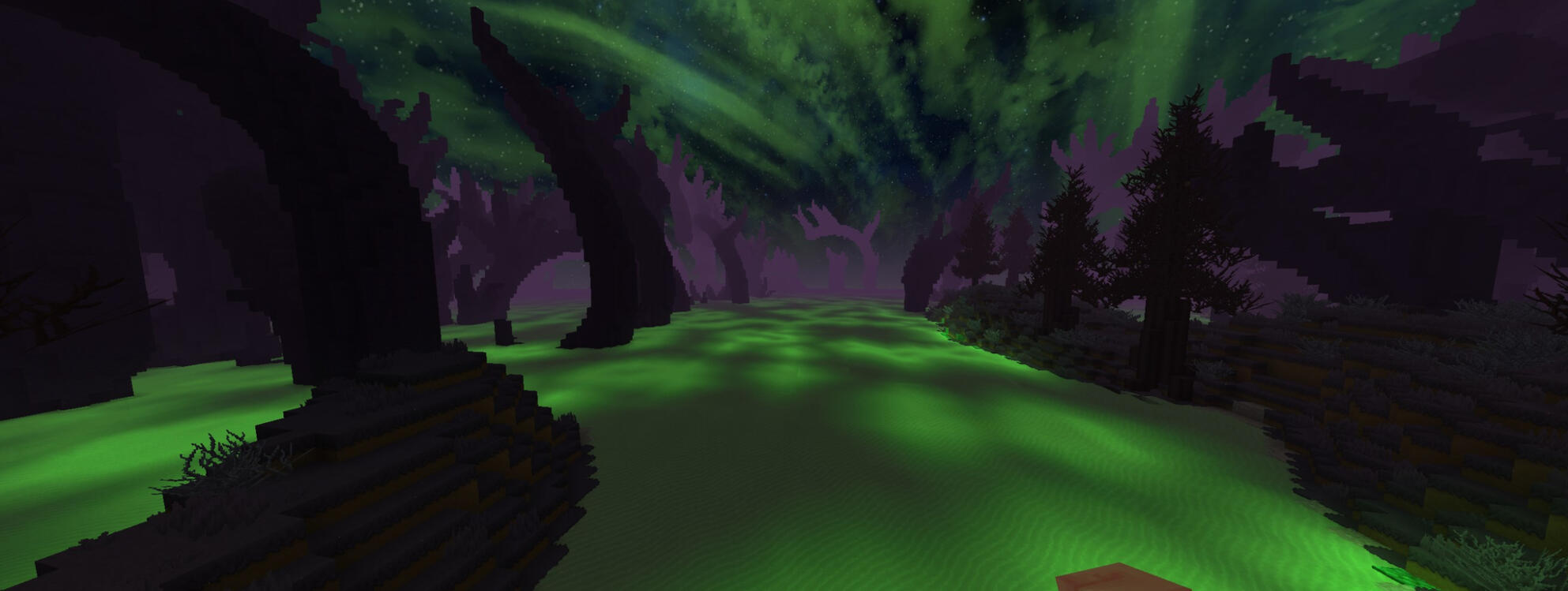 Practice biome using procedural structure