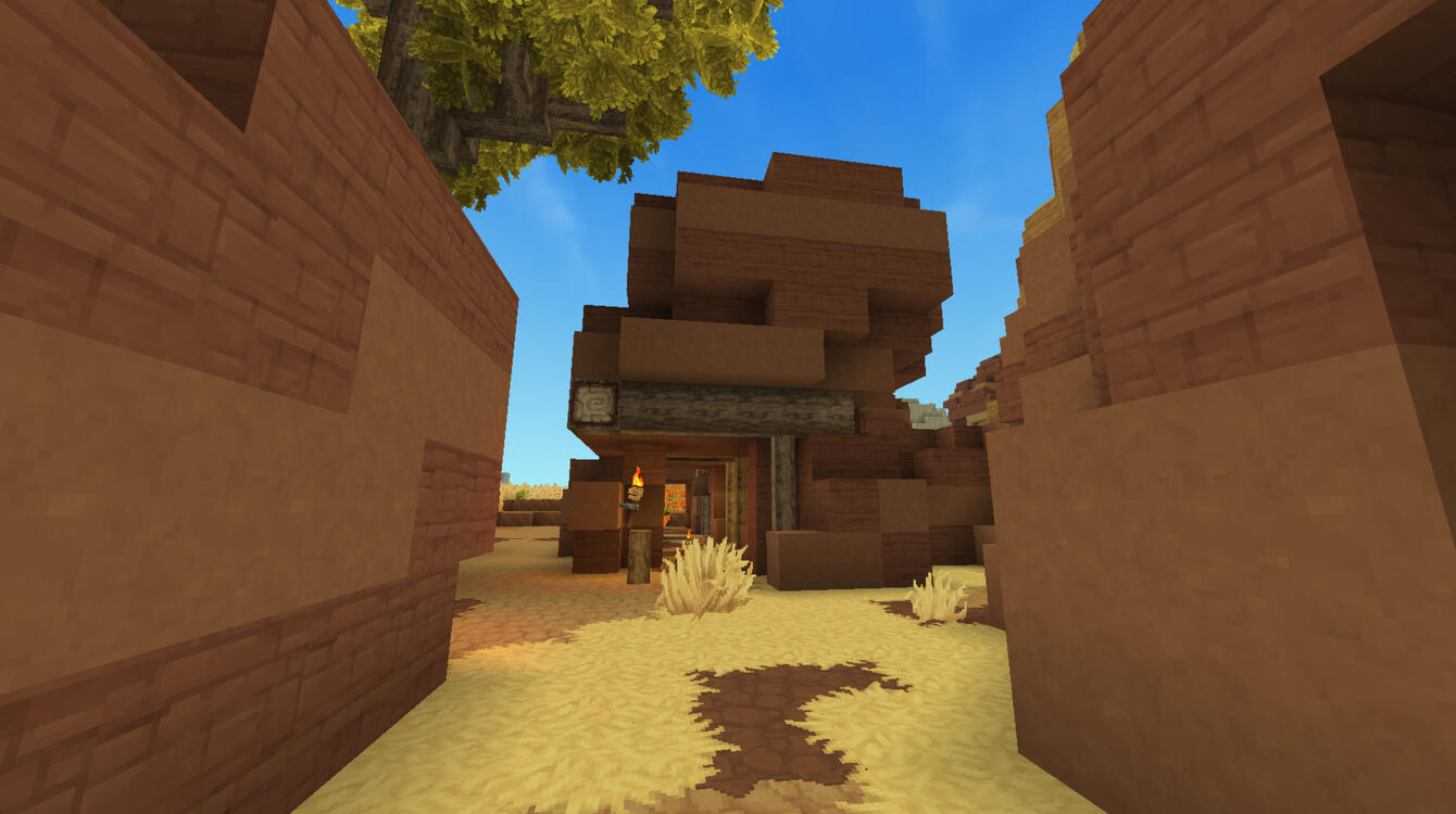 Dungeon entrance spawn on surface